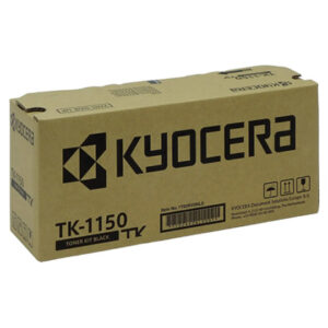Kyocera TK-1150 Toner Black, 3,000 Pages, Original Premium Printer Cartridge 1T02RT0NL0 for ECOSYS M2135dn, M2635dn, M2735dw, P2235dn, P2235dw