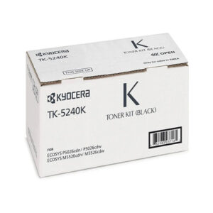 TK-5240 K Black Toner for Kyocera M5526cdn, M5526cdw, P5026cdn, P5026cdw Yield 4000 pages
