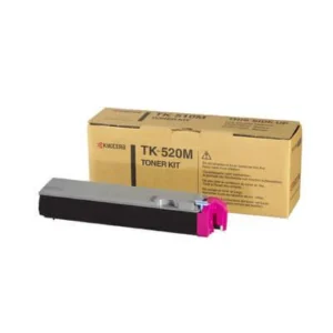 Kyocera Original TK-520 M Magenta Toner Printer Cartridge for FS C5015N Yield 4000